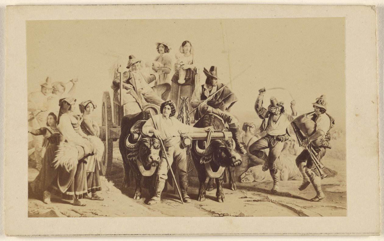 Les Moissonneurs [kopie obrazu] od Unknown artist
