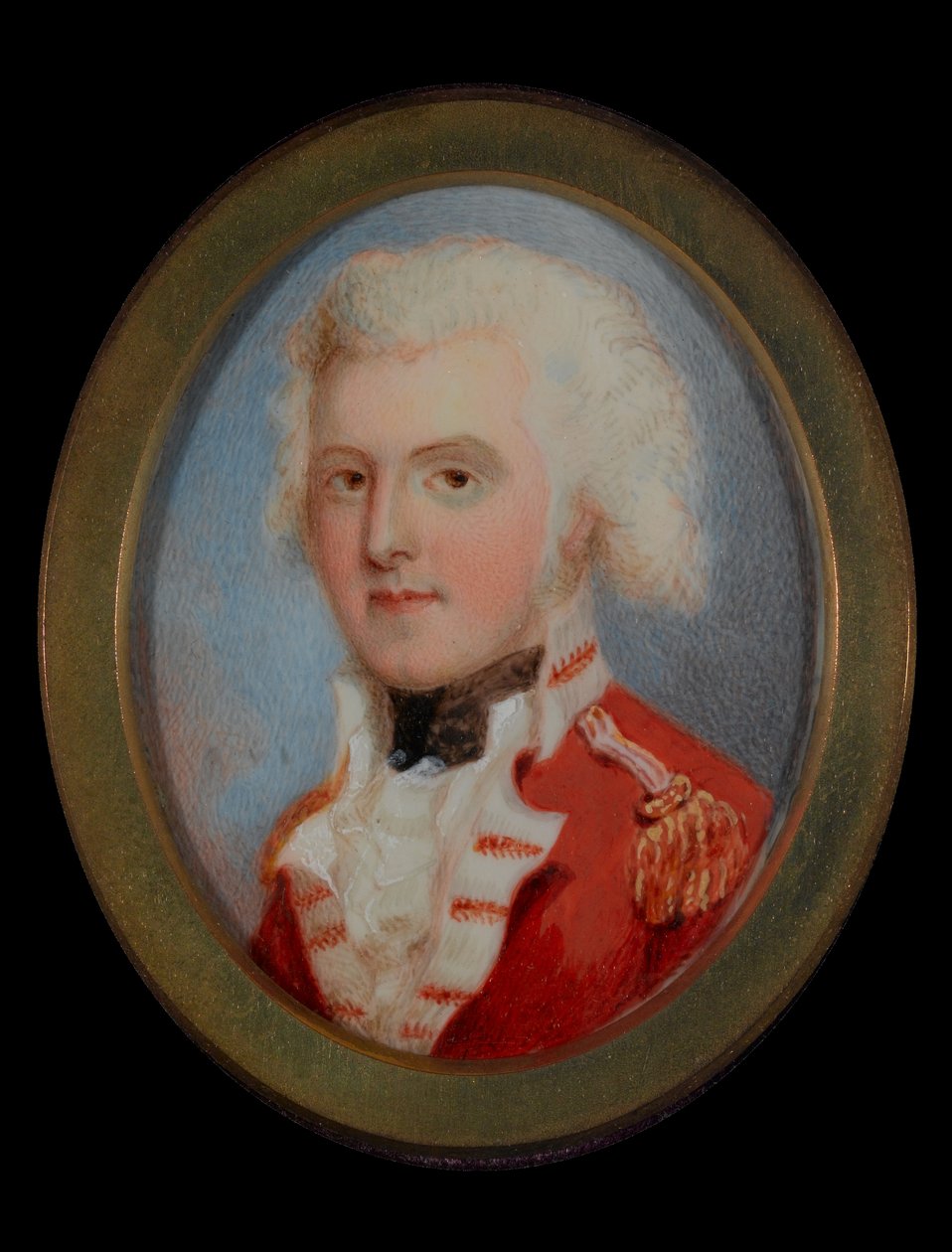 Poručík a kapitán Samuel Barrett od Unknown artist