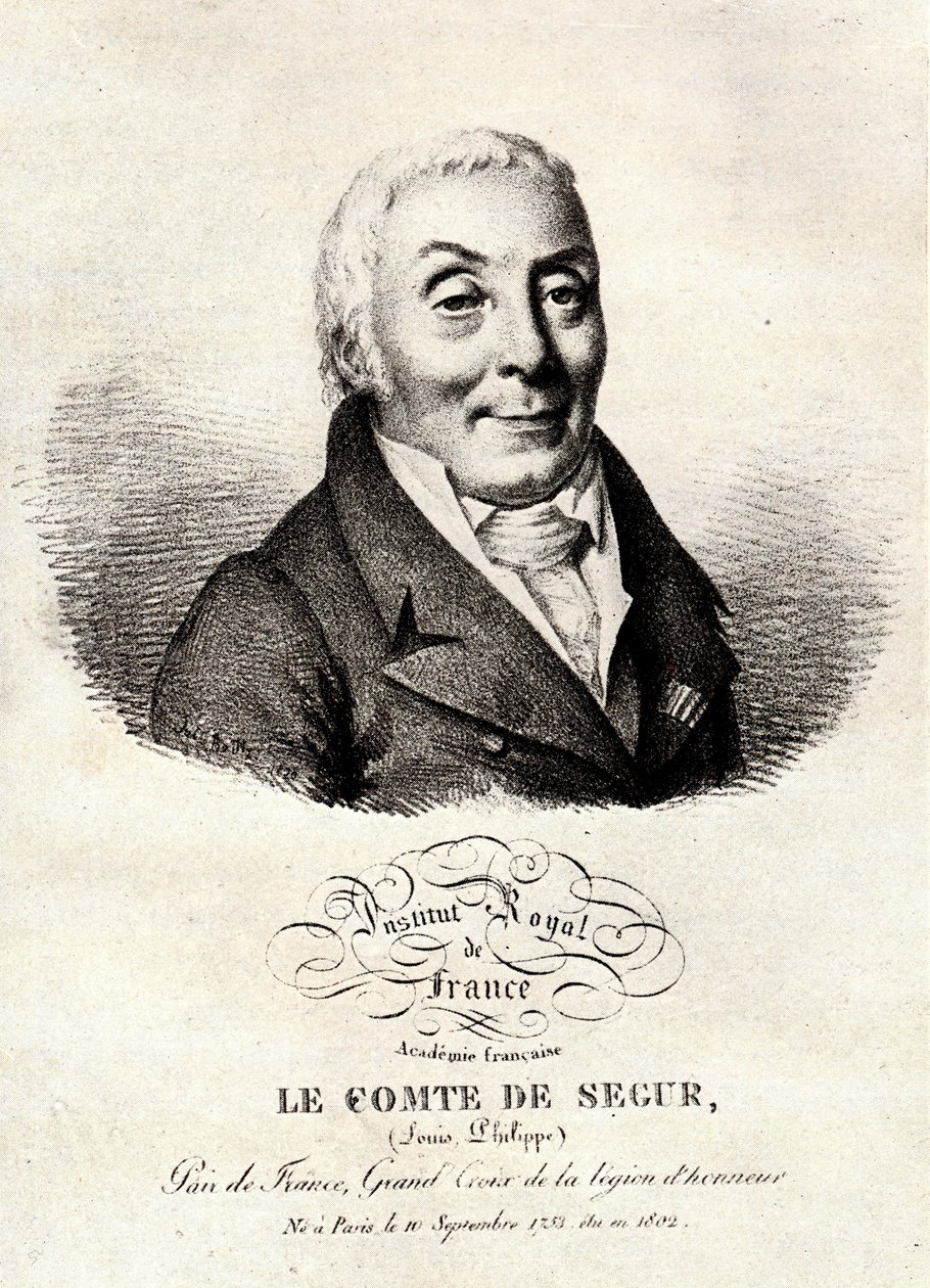 Louis-Philippe (Louis Philippe) hrabě ze Segur, velmistr ceremonií prvního císařství, historik a senátor (1753-1830)- od Unknown artist