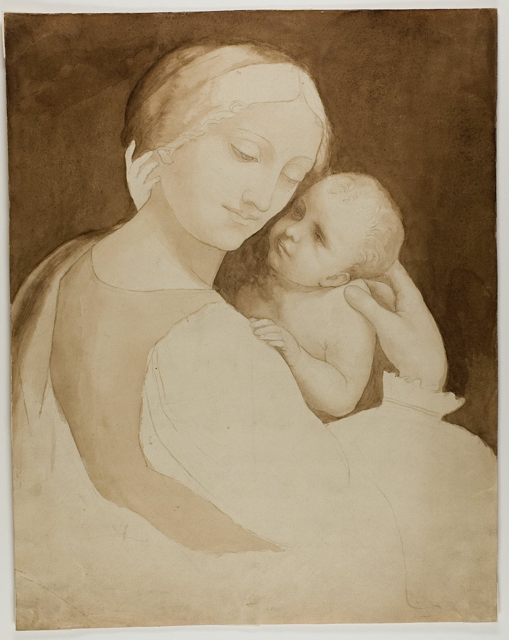 Madona s dítětem (recto) a fragment torza ženy (verso) od Unknown artist