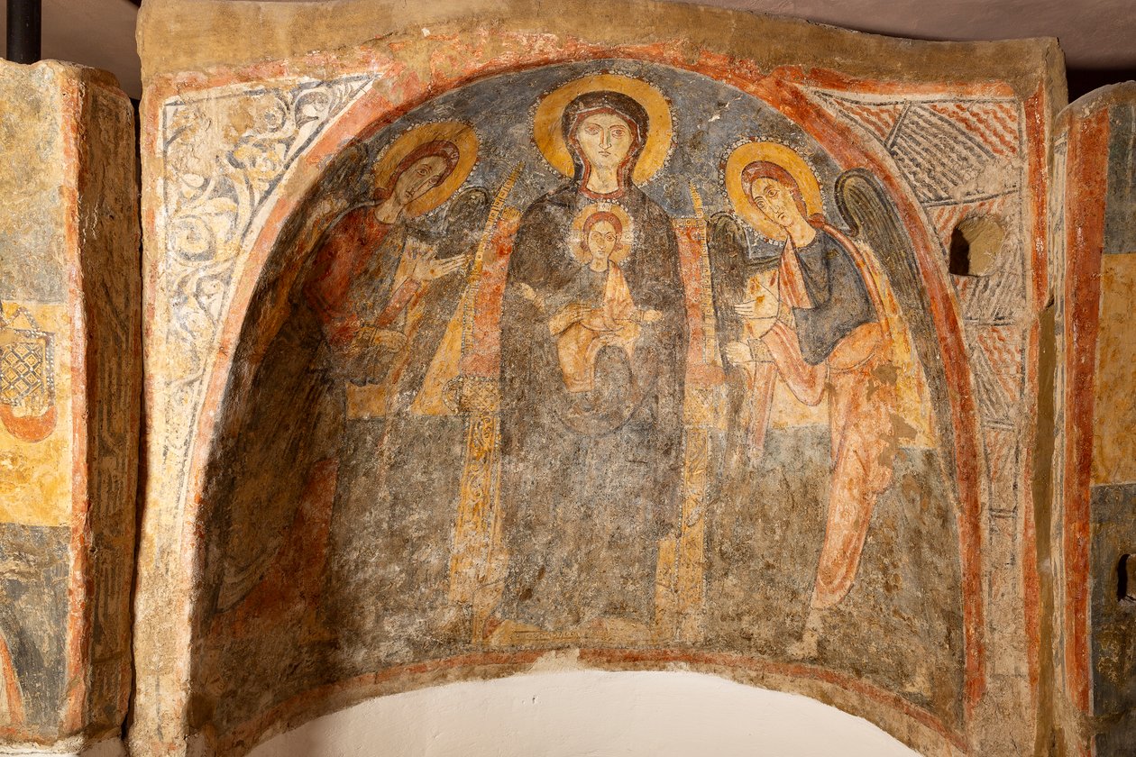 Madona s dítětem mezi archanděly od Unknown artist