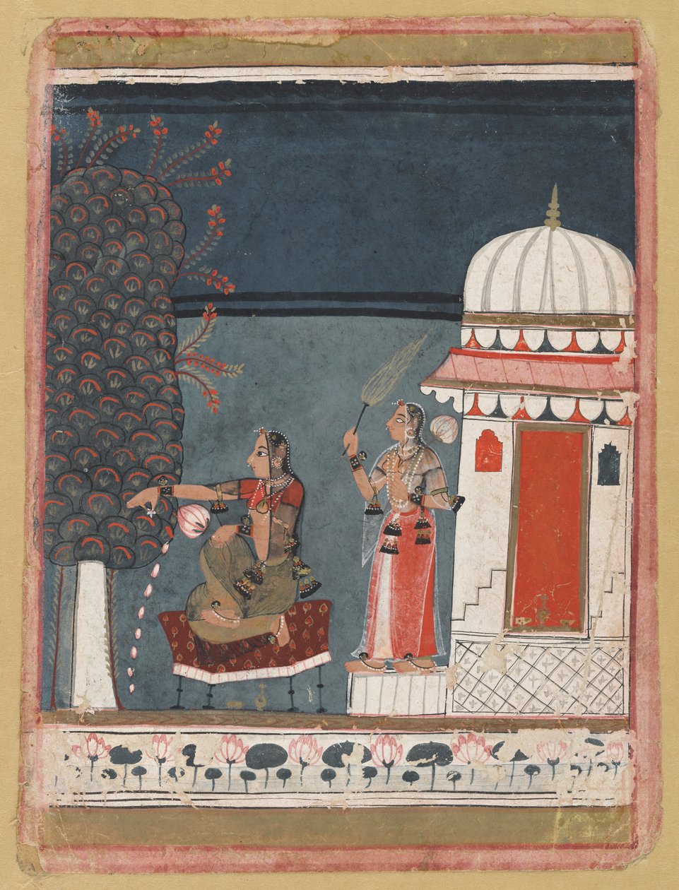 Malashri Ragini ze série Ragmala od Unknown artist