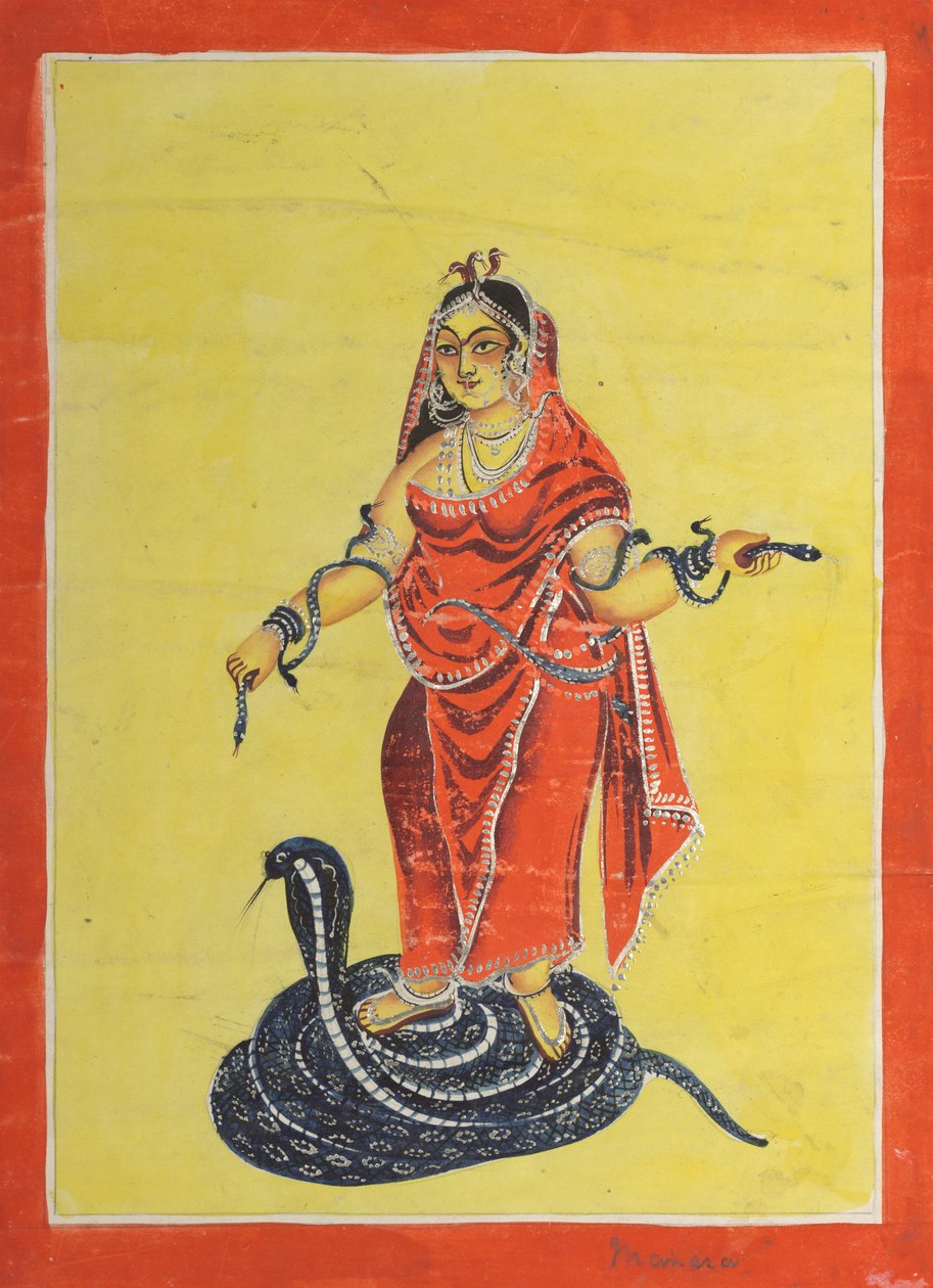 Manasa, hadí bohyně od Unknown artist