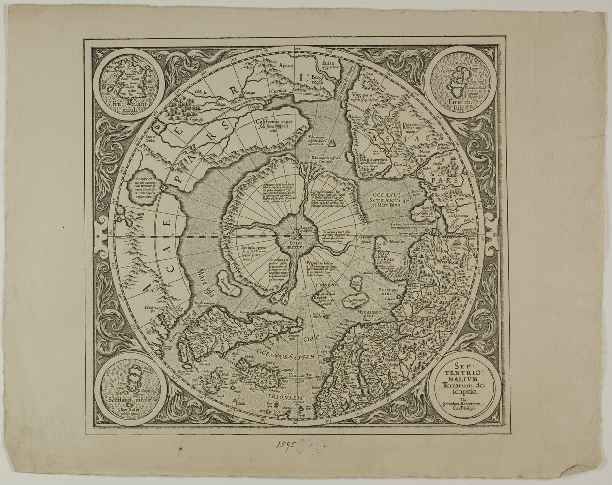 Mapa Mercatorovy projekce od Unknown artist