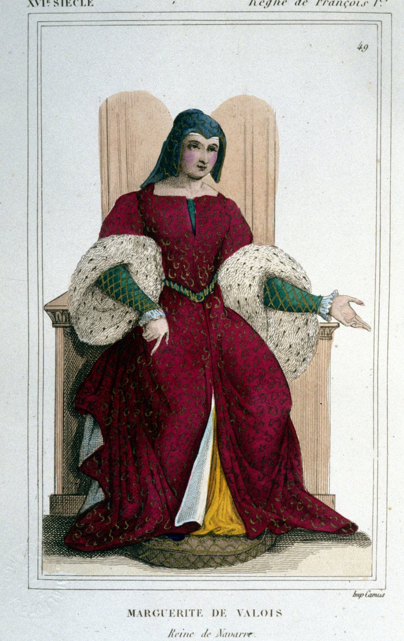 Markéta z Angoulême nebo Navarre (1492 - 1549), sestra Františka I. od Unknown artist