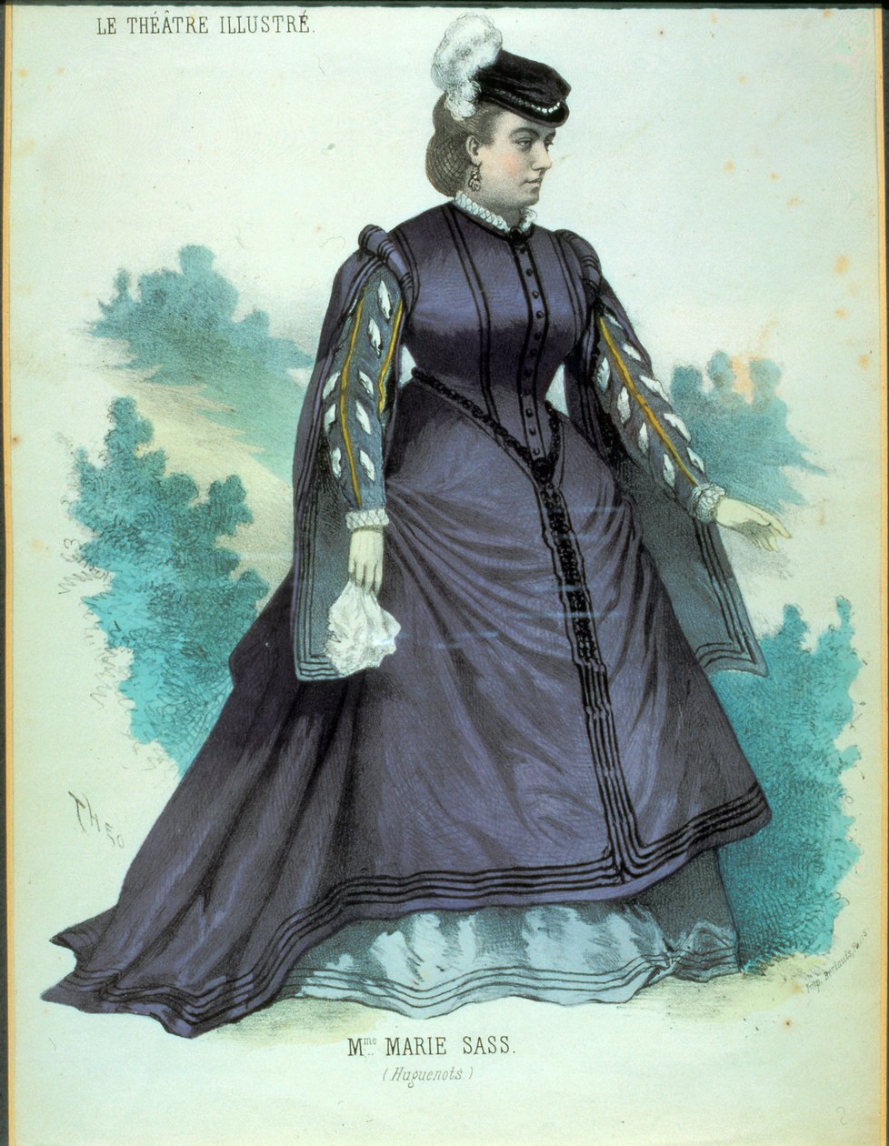 Marie SASS (belgický soprán) od Unknown artist