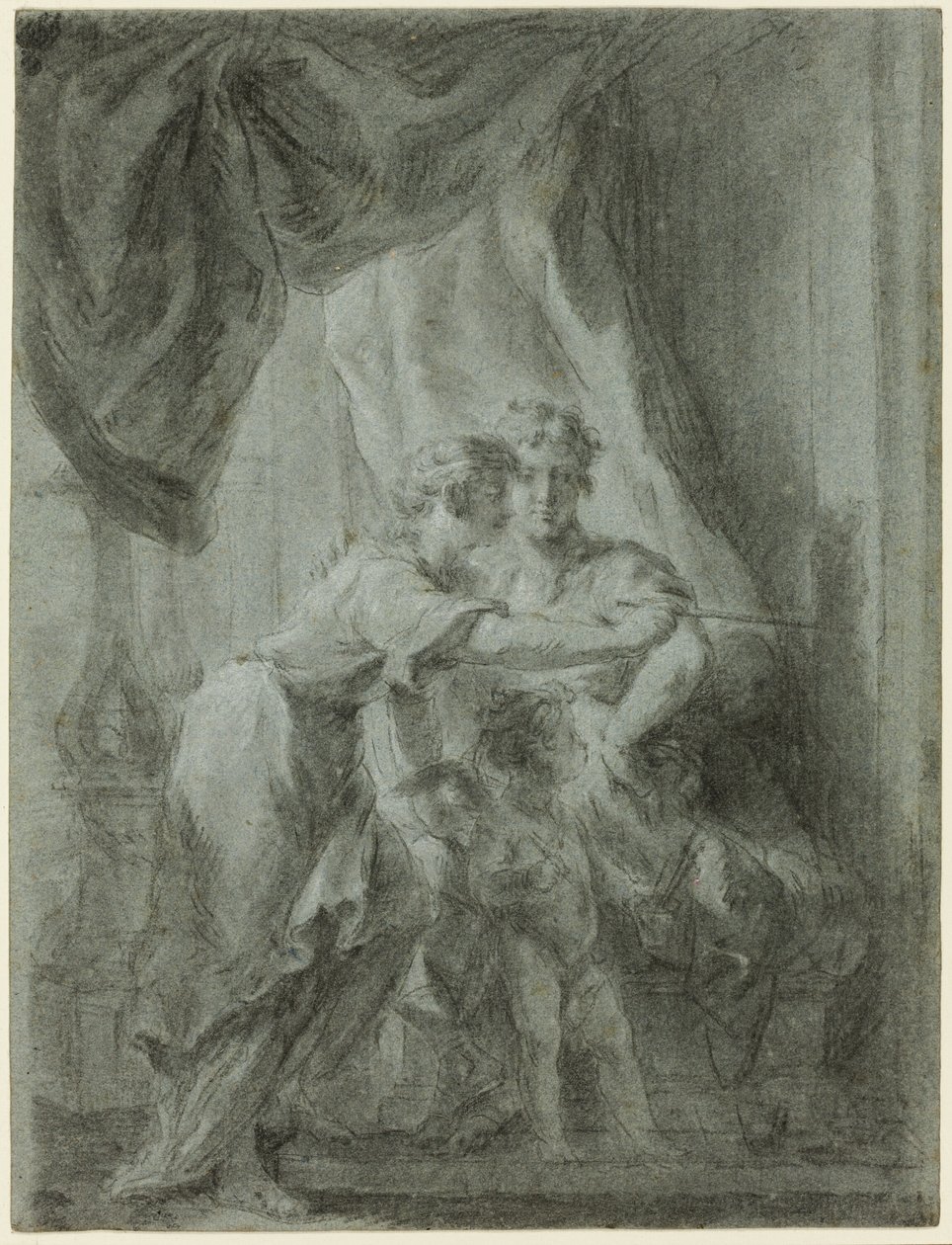 Mars, Venuše a Amor od Unknown artist