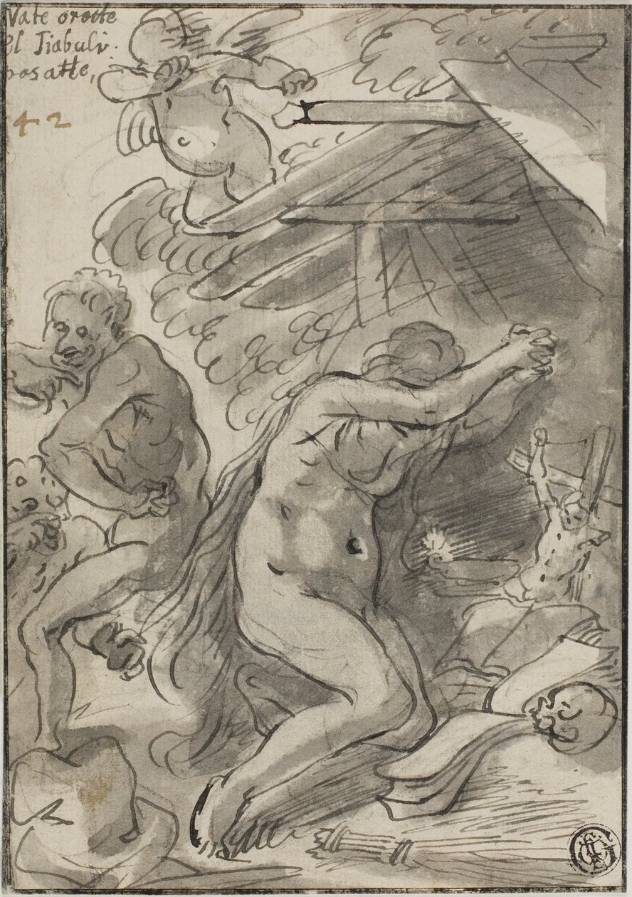 Máří Magdalény v divočině od Unknown artist