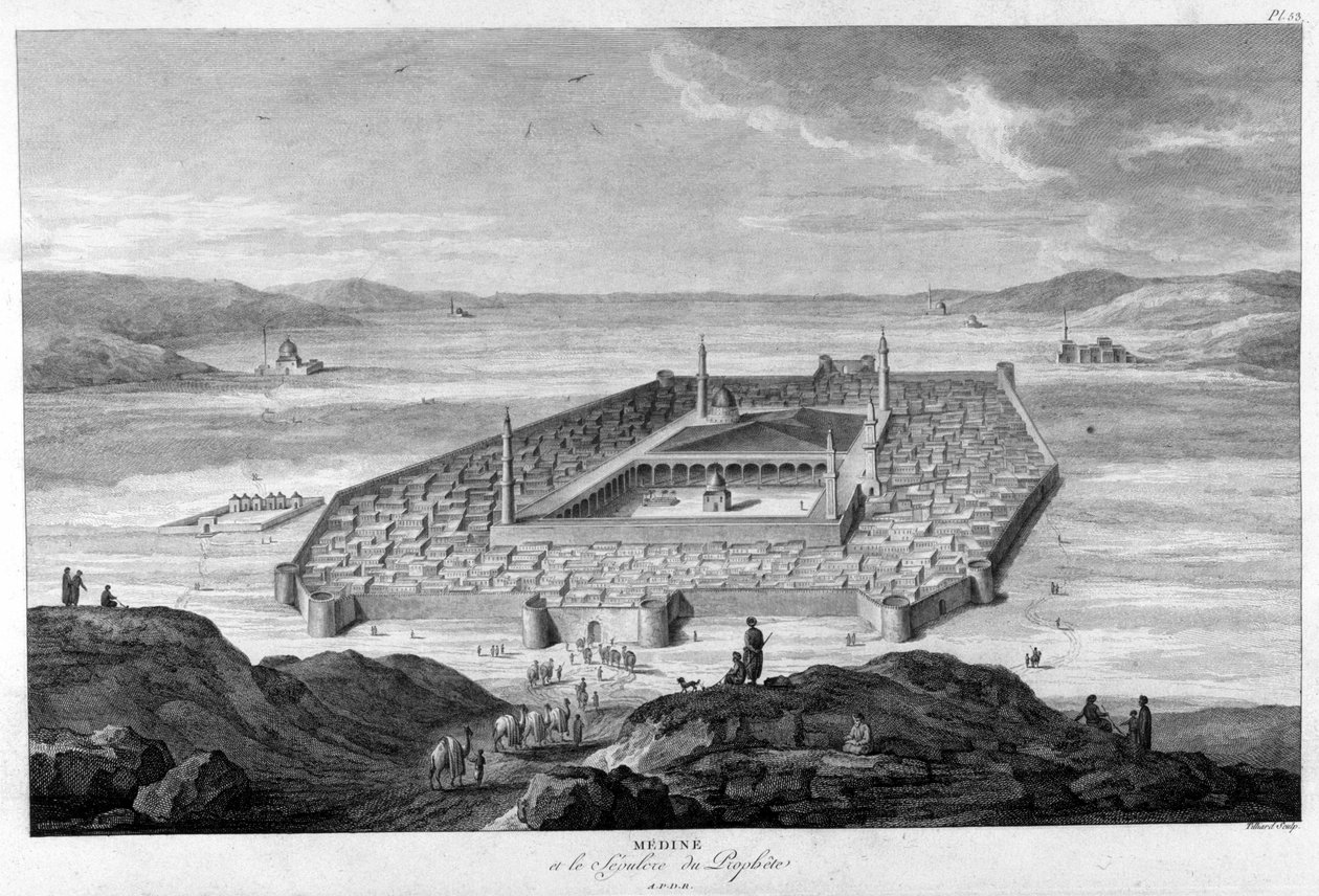 Medine a hrobka chalífů. od Unknown artist