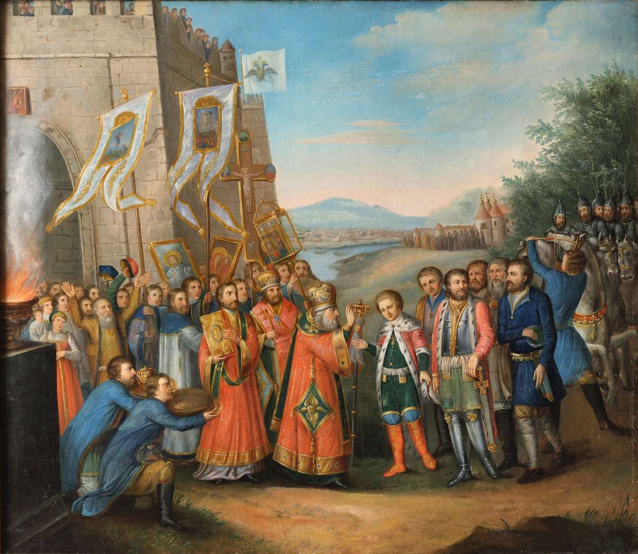 Michel Ier de Russie (1596-1645) – Michail Feodorovič je povolán na ruský trůn 14. března od Unknown artist