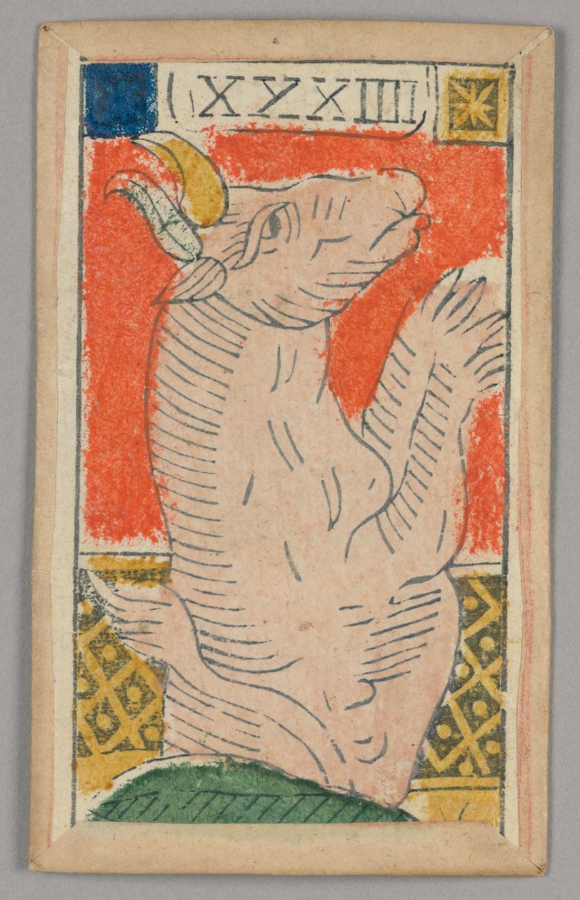 Minchiate (Tarot) hrací karta od Unknown artist
