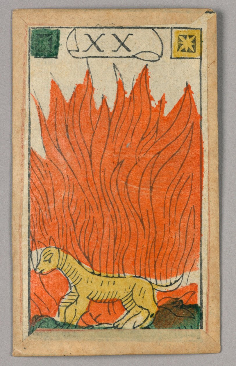 Minchiate (Tarot) hrací karta od Unknown artist