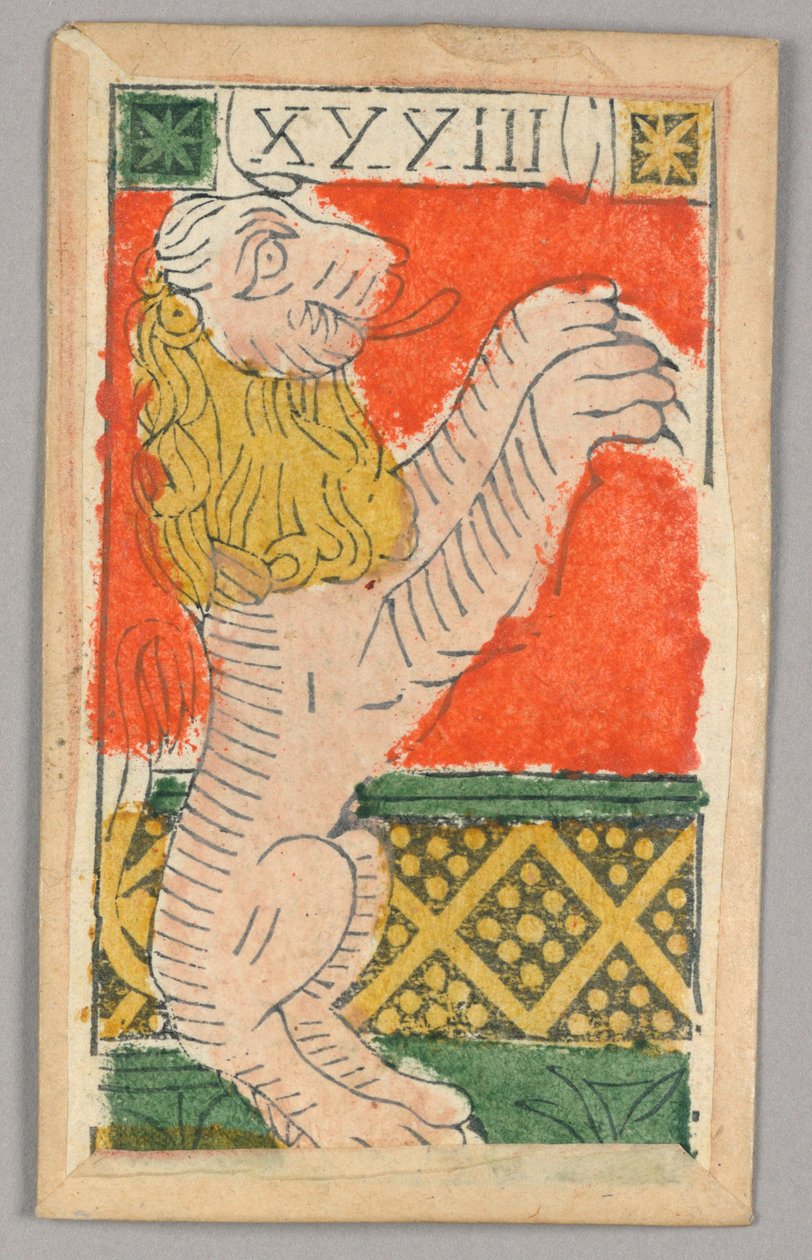Minchiate (Tarot) hrací karta od Unknown artist