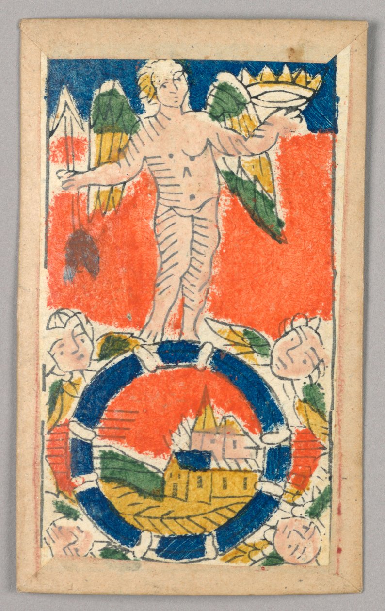Hrací karta Minchiate (Tarot). od Unknown artist