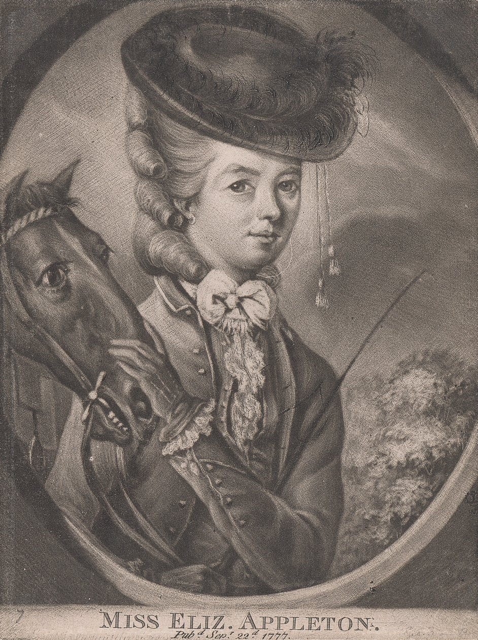 Slečna Elizabeth Appletonová od Unknown artist