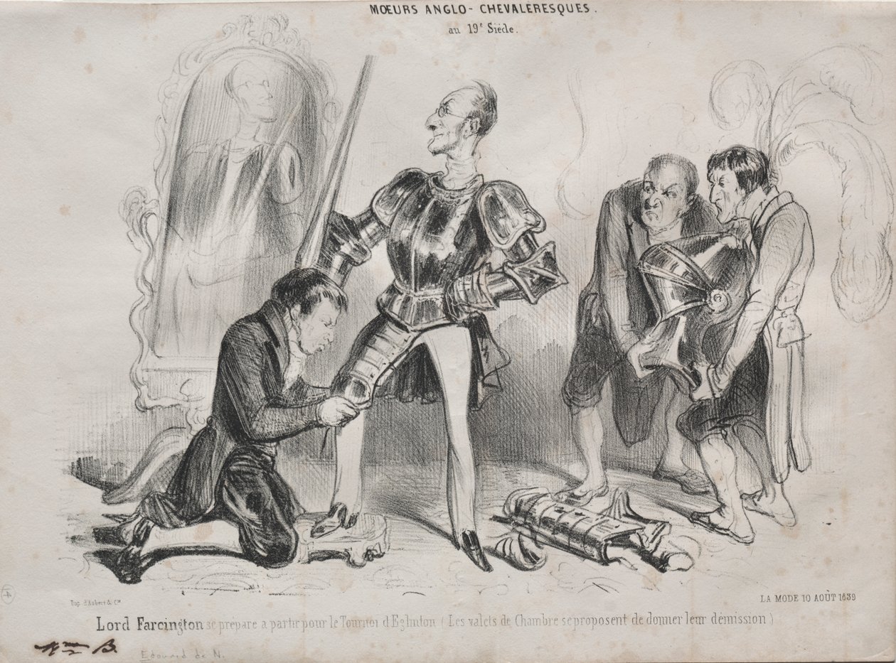 Anglo-rytířské zvyky od Unknown artist