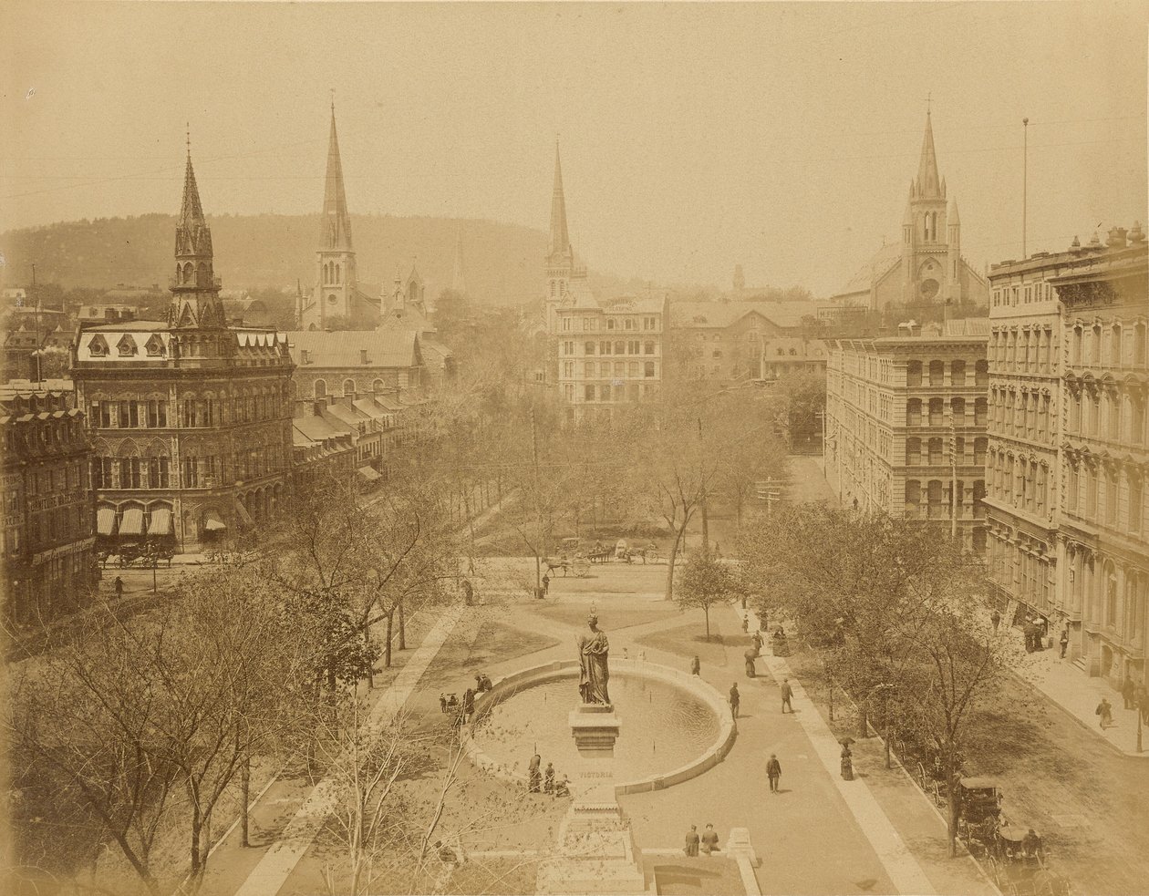 Montreal, Place Victoria od Unknown artist