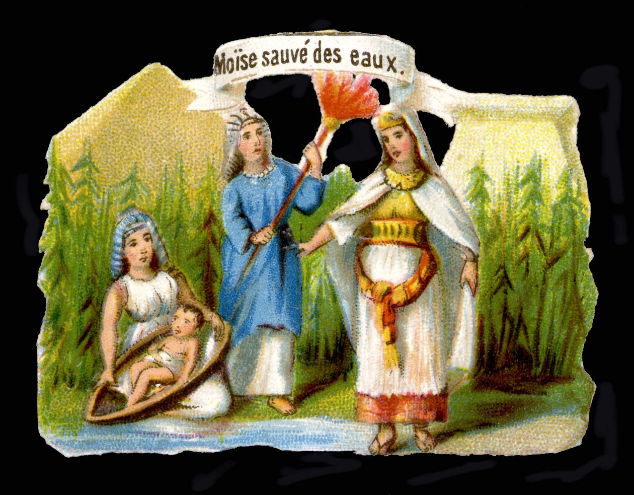 Mojžíš zachránil před vodami od Unknown artist