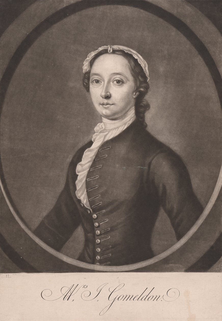 paní J. Gomeldonová od Unknown artist