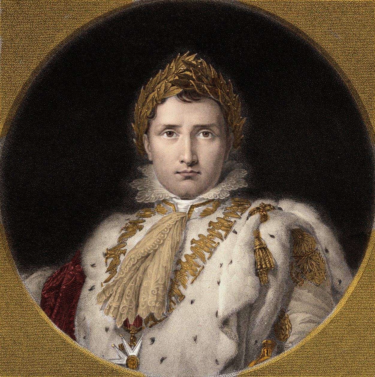Napoleon Bonaparte 1769-1821 - rytina - 19. stol od Unknown artist