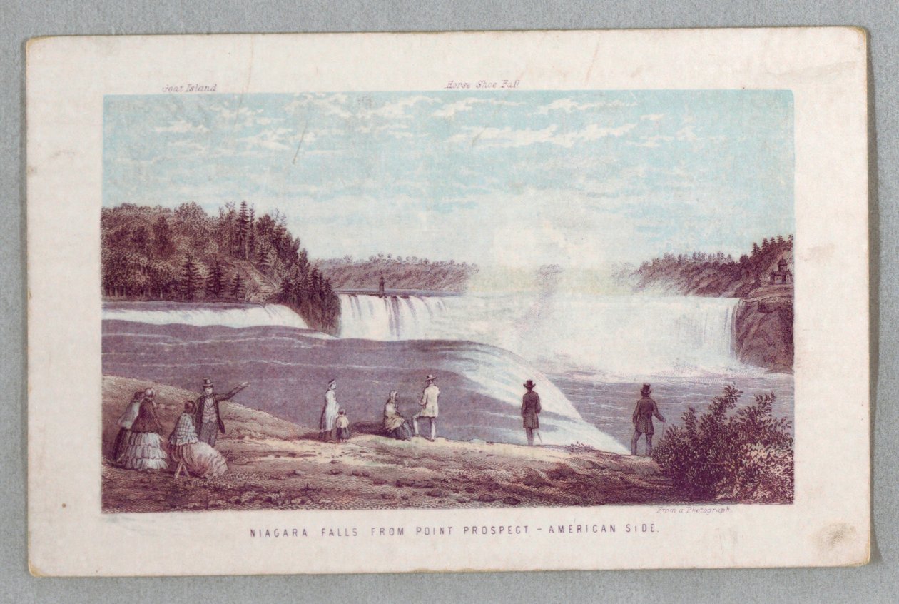 Niagarské vodopády z Point Prospect – Americká strana z Niagarských vodopádů: Být kompletním průvodcem od Unknown artist