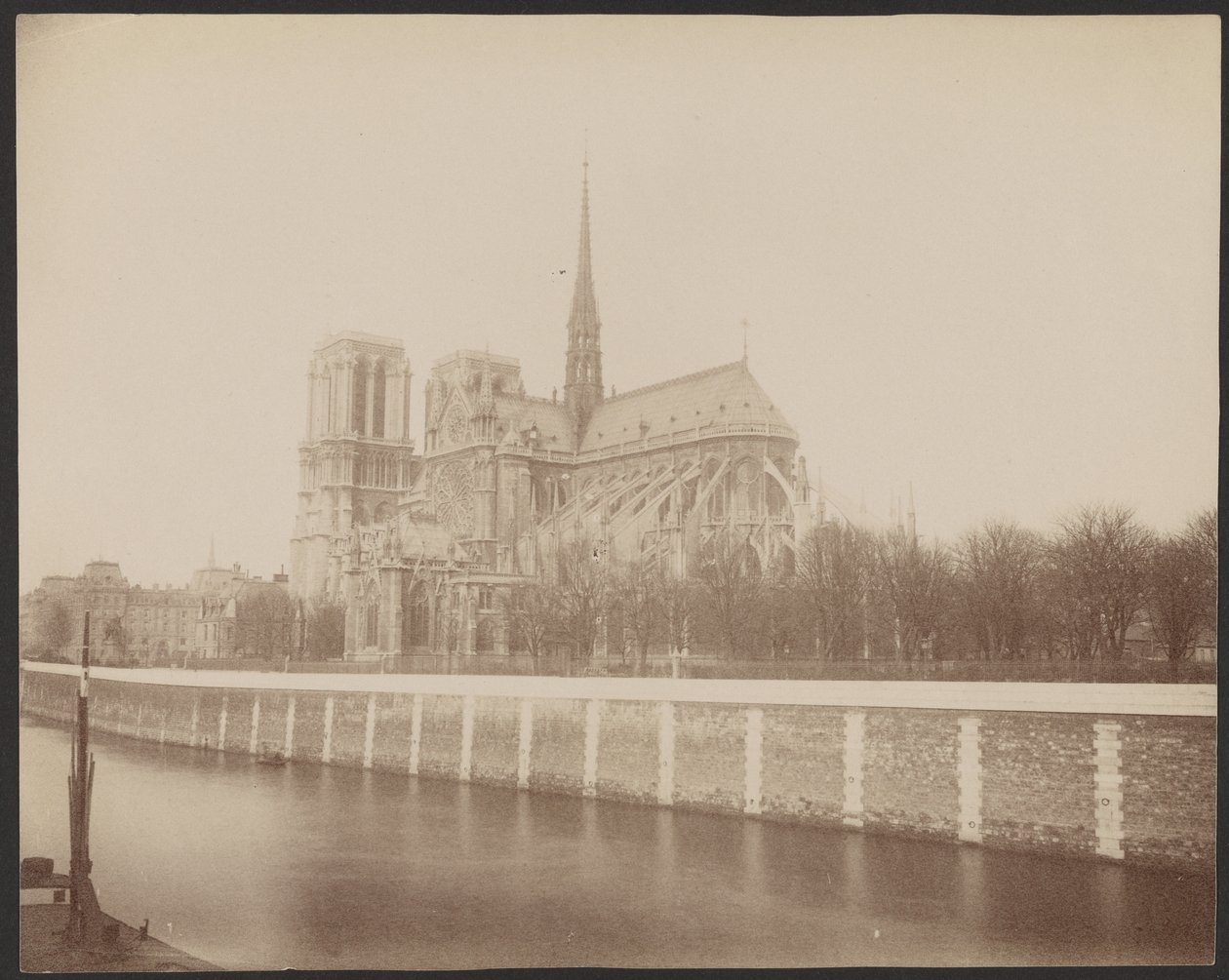 [Notre-Dame při pohledu od Seiny] od Unknown artist