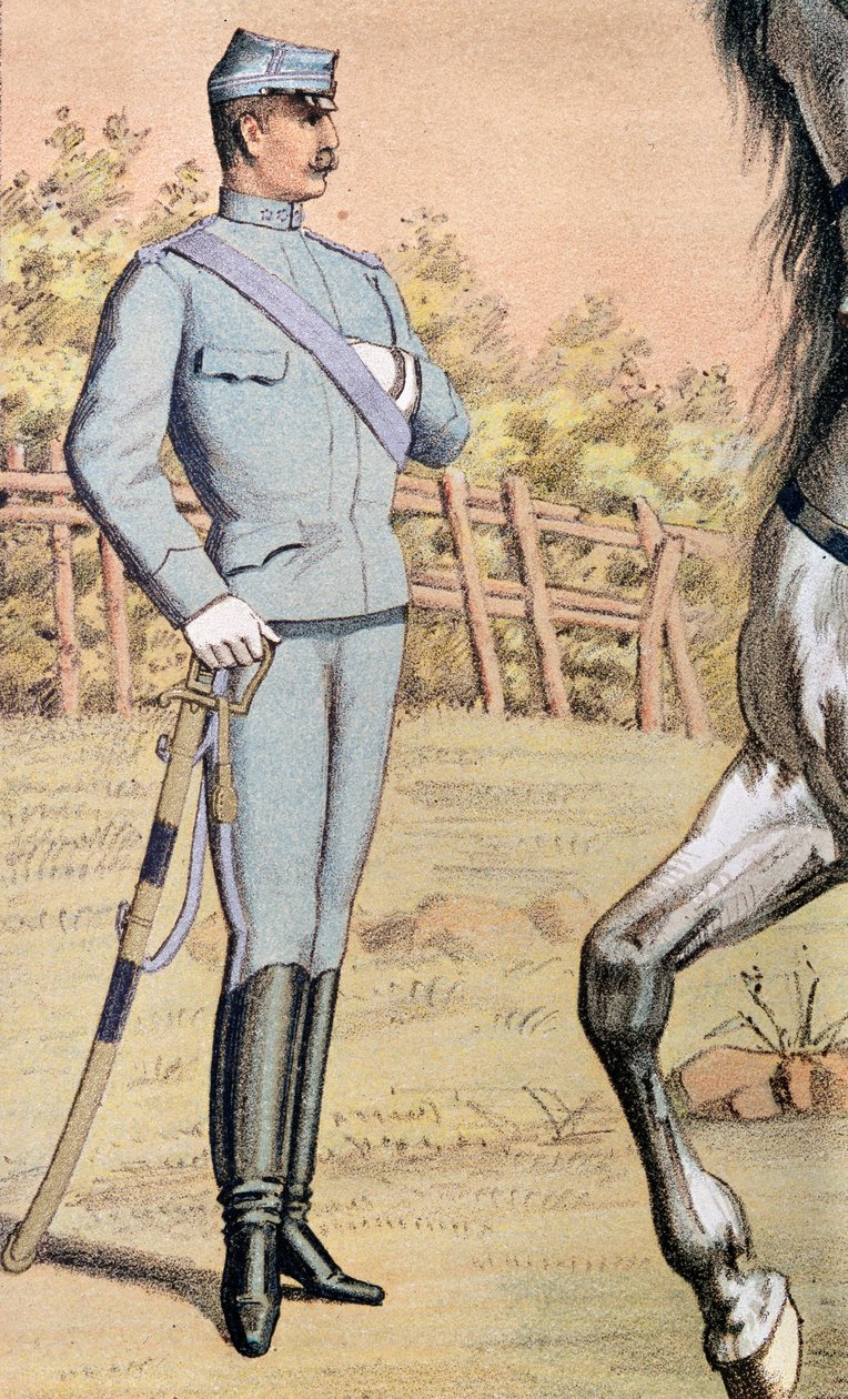 Důstojník Corpguard krále Švédska od Unknown artist