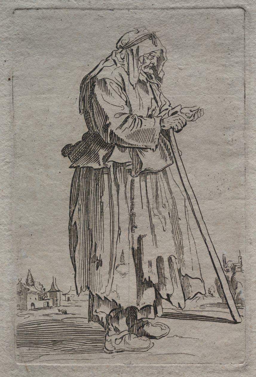 Stará žebračka od Unknown artist
