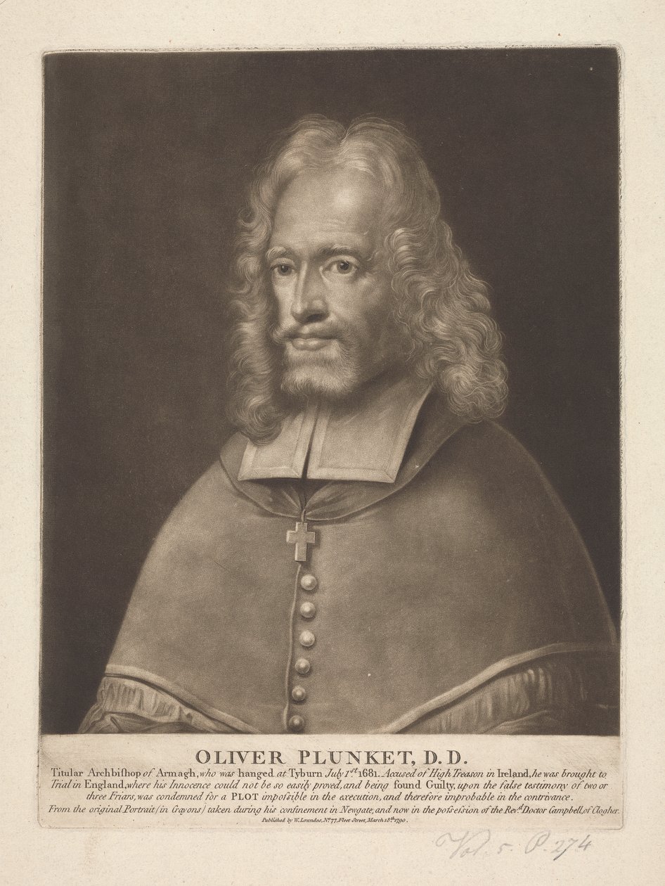 Oliver Plunket od Unknown artist