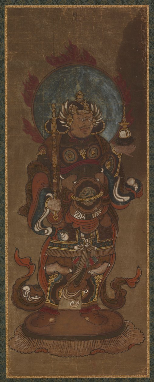 Jeden z dvanácti dév: Bishamon-ten (<em>Vaisravana</em>) od Unknown artist