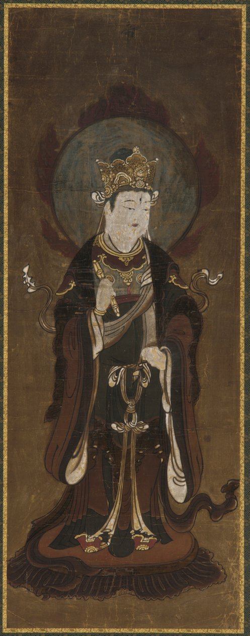 Jeden z dvanácti dév: Taishaku-ten (<em>Indra</em>) od Unknown artist