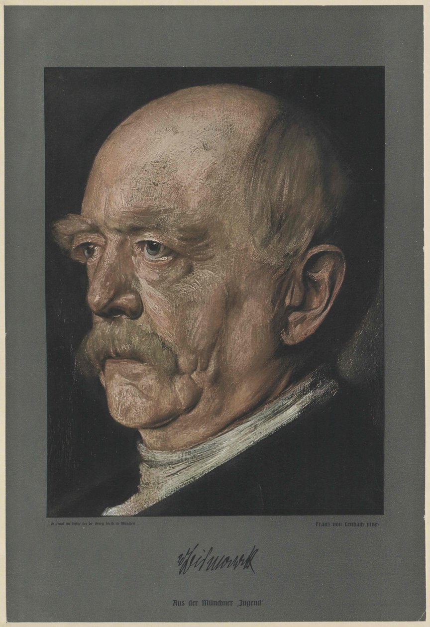 Otto hrabě z Bismarcku (tisk) od Unknown artist