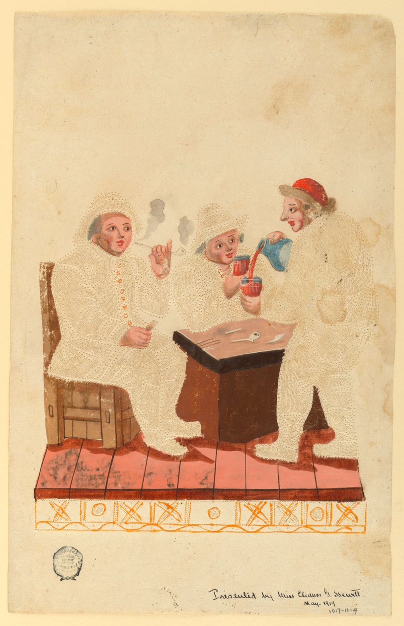 Rolníci v kabaretu od Unknown artist