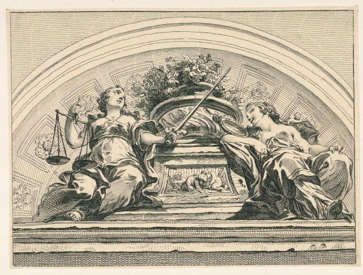Pediment od Unknown artist