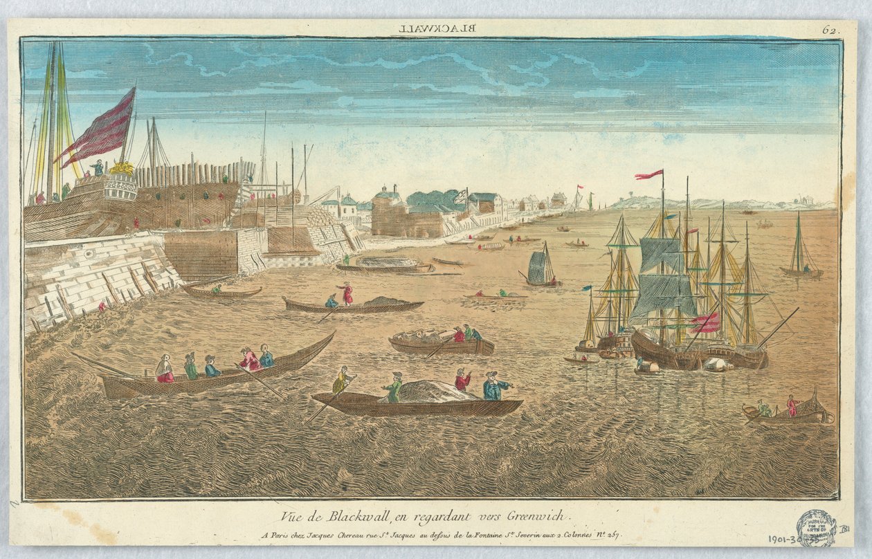 Peep-show, View of Blackwall, Looking Towards Greenwich, 62 od Unknown artist