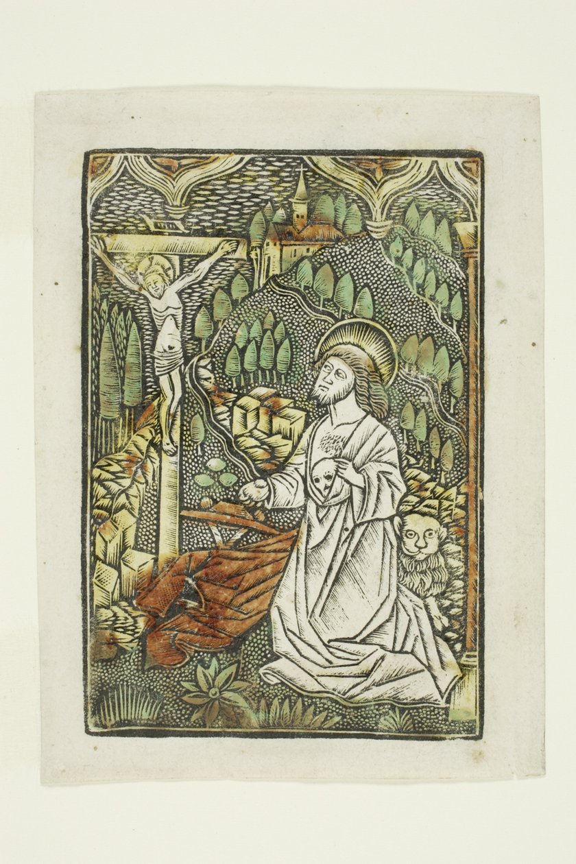 Kajícnost svatého Jeronýma od Unknown artist