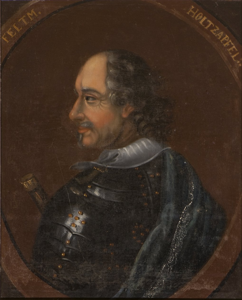 Peter Melander, comte de Holzappel - Portrét hraběte Petera Melandera z Holzappelu (1589-1648), Anonym. Olej na plátně. Rozměr: 64 x 54 cm. Národní muzeum Stockholm od Unknown artist