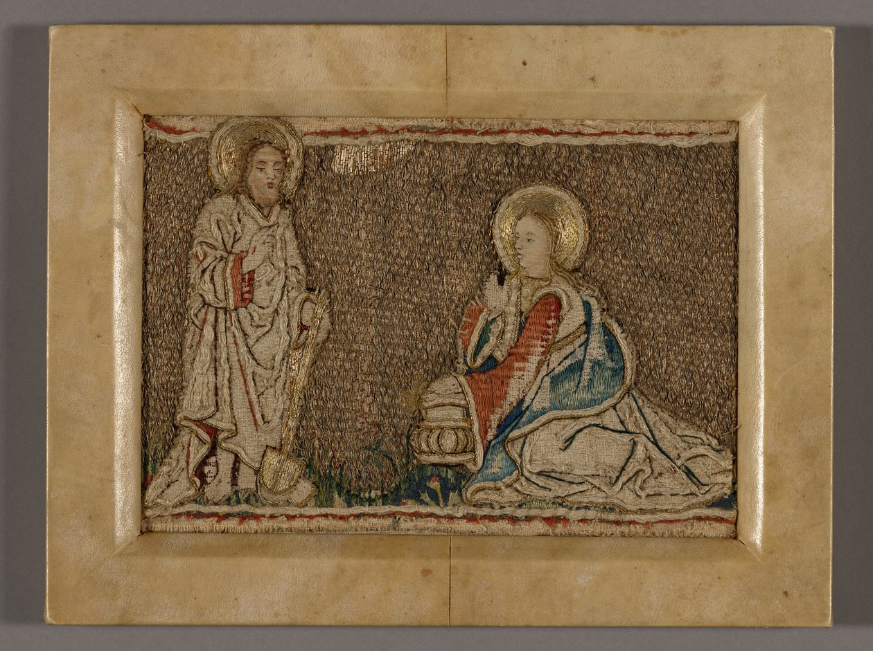 Obrázek (pravděpodobně ze sirotčí kapely zobrazující Krista před Máří Magdalenou) od Unknown artist
