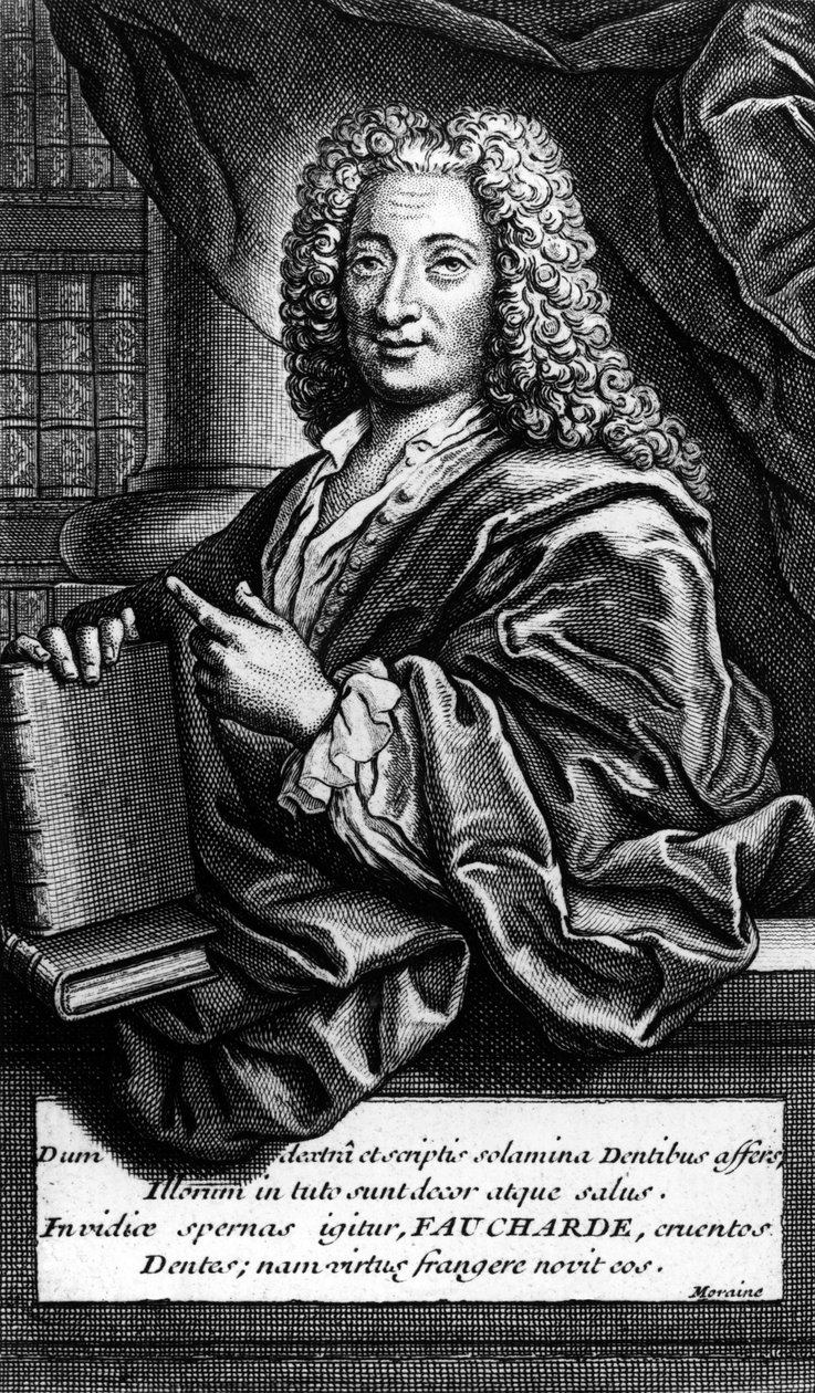 Pierre FAUCHARD (1678-1761) francouzský chirurg a zubař. od Unknown artist