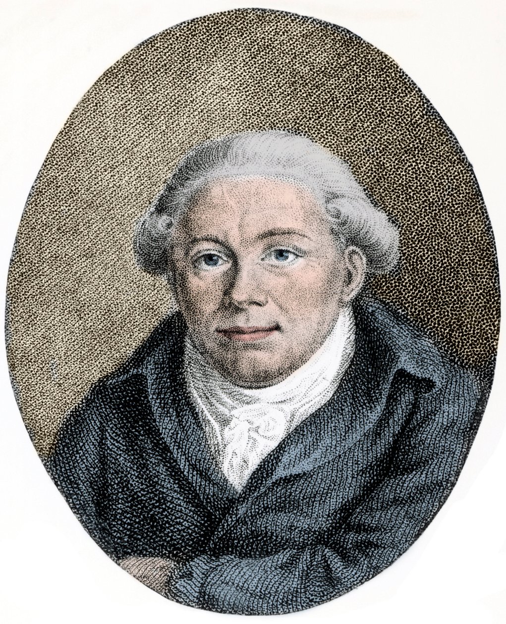 Portrét Georg Christoph Lichtenberg (1742-1799) německý vědec, satirik a anglofil - rytina - od Unknown artist