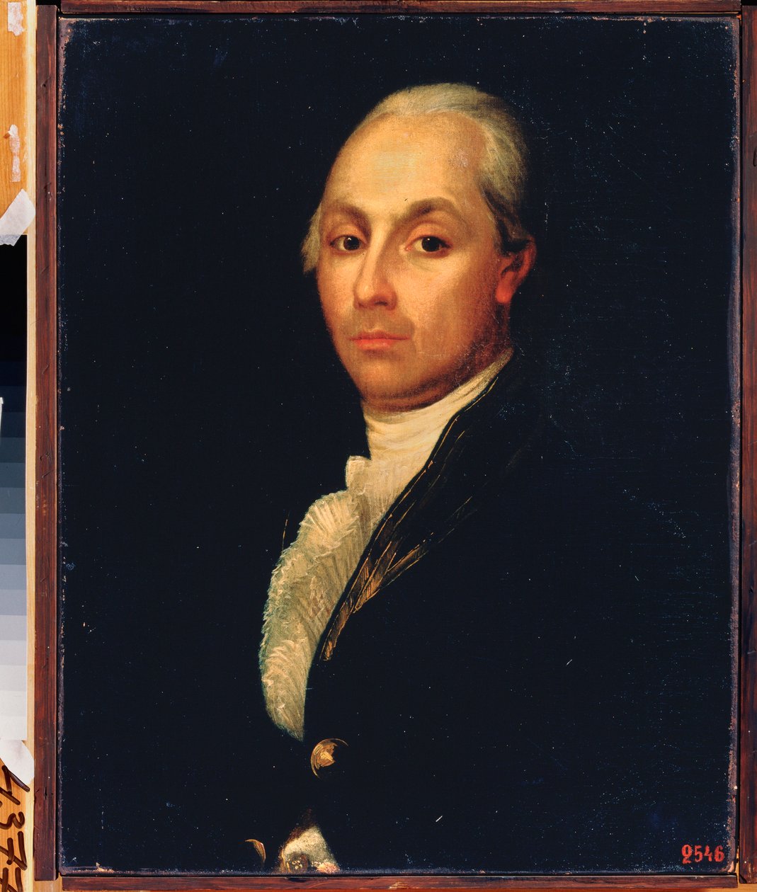 Portrét spisovatele Alexandra Radishcheva (Radishchev) (1749-1802). Anonymní obraz, olej na plátně, před rokem 1790. Ruské umění od Unknown artist