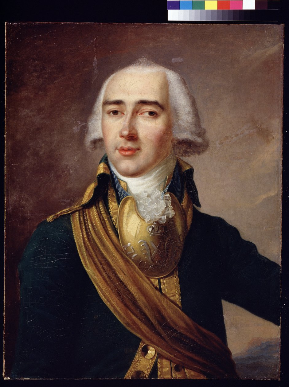 Portrét básníka Ivana Dmitrieva (1760-1837) (Portrét básníka Ivana Dmitrieva). Anonymní malování. Olej na plátně, 65 x 50,4 cm, kolem roku 1790. Klasicismus. Státní muzeum historie, Moskva. od Unknown artist