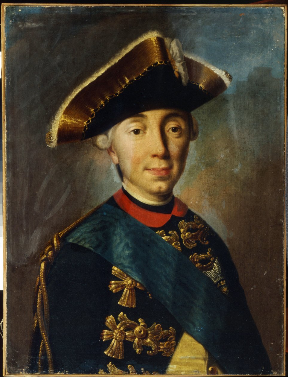 Portrét ruského cara Petra III. (1728-1762) (Portrét ruského cara Petra II.). Petr II. Fiodorovič, nebo také Karel Petr Ulrich, vévoda holštýnský Gottorp, první vládce holštýnské větve Gottorp, který později přijal jméno Ro od Unknown artist