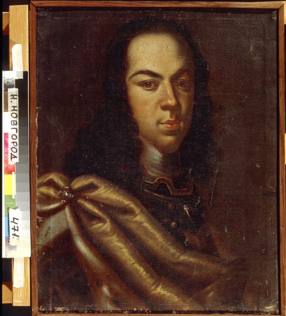 ""Portrét careviče nebo velkovévody Alexise Petroviče Romanova Ruska (1690-1718)"" Anonymní obraz z 18. století - Státní muzeum umění, Nižnij Novgorod od Unknown artist