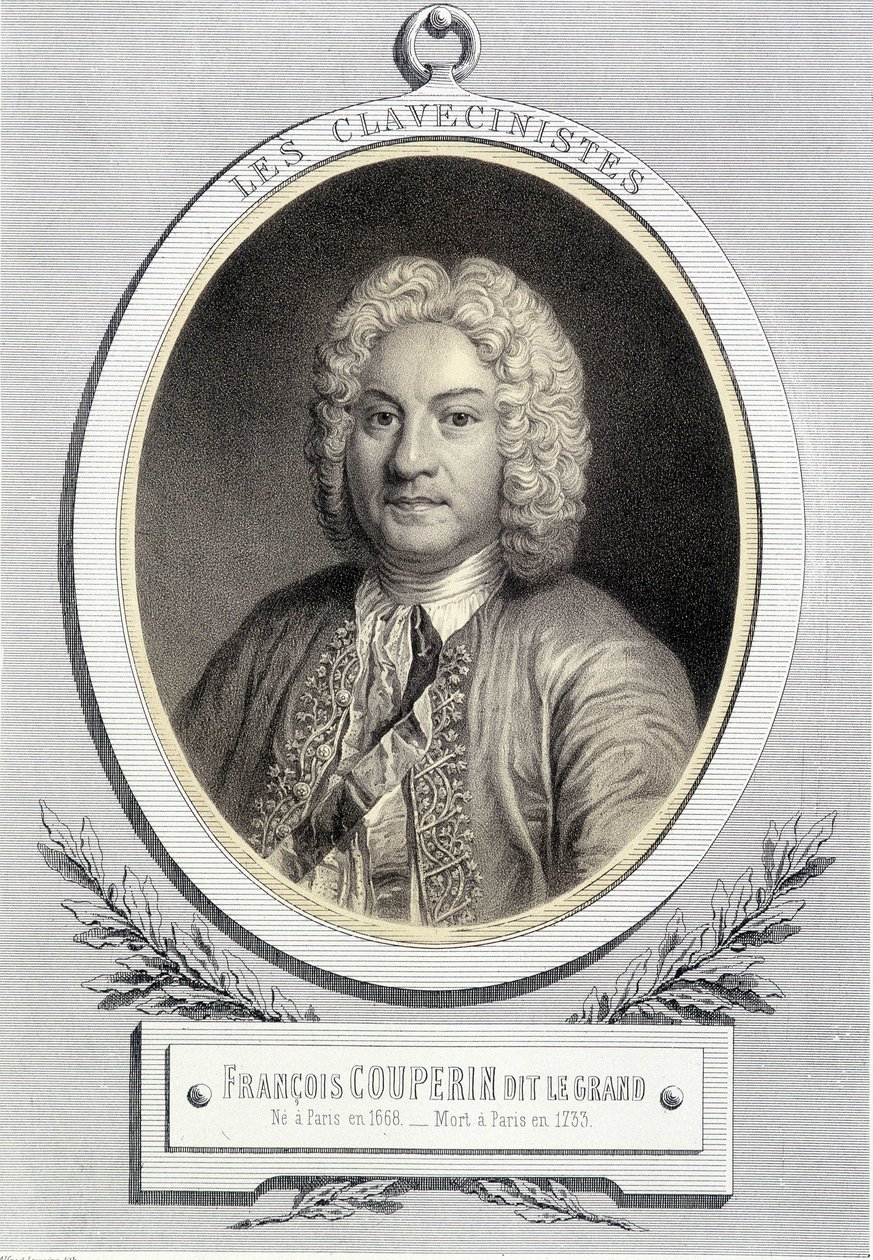 Portrét v medailonu Françoise Couperina dit Le Grand, n.d. 19. s. od Unknown artist