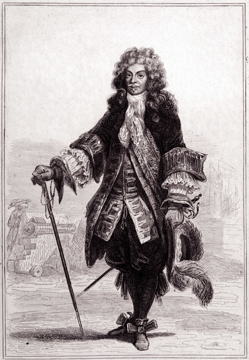 Portrét Abrahama, markýze Duquesna (1610 - 1688), francouzského námořníka. od Unknown artist