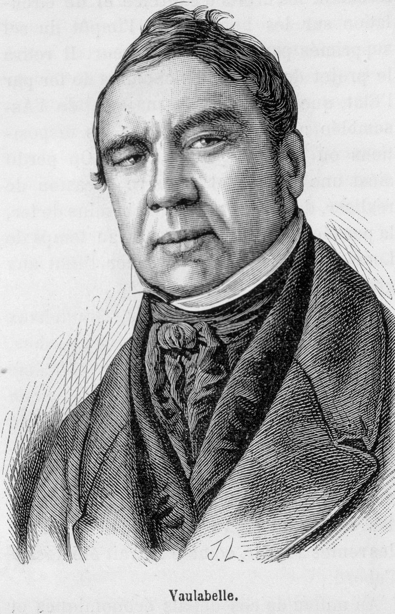 Portrét Achille Tenaille de Vaulabelle (1799-1879), francouzský ministr národního školství. od Unknown artist