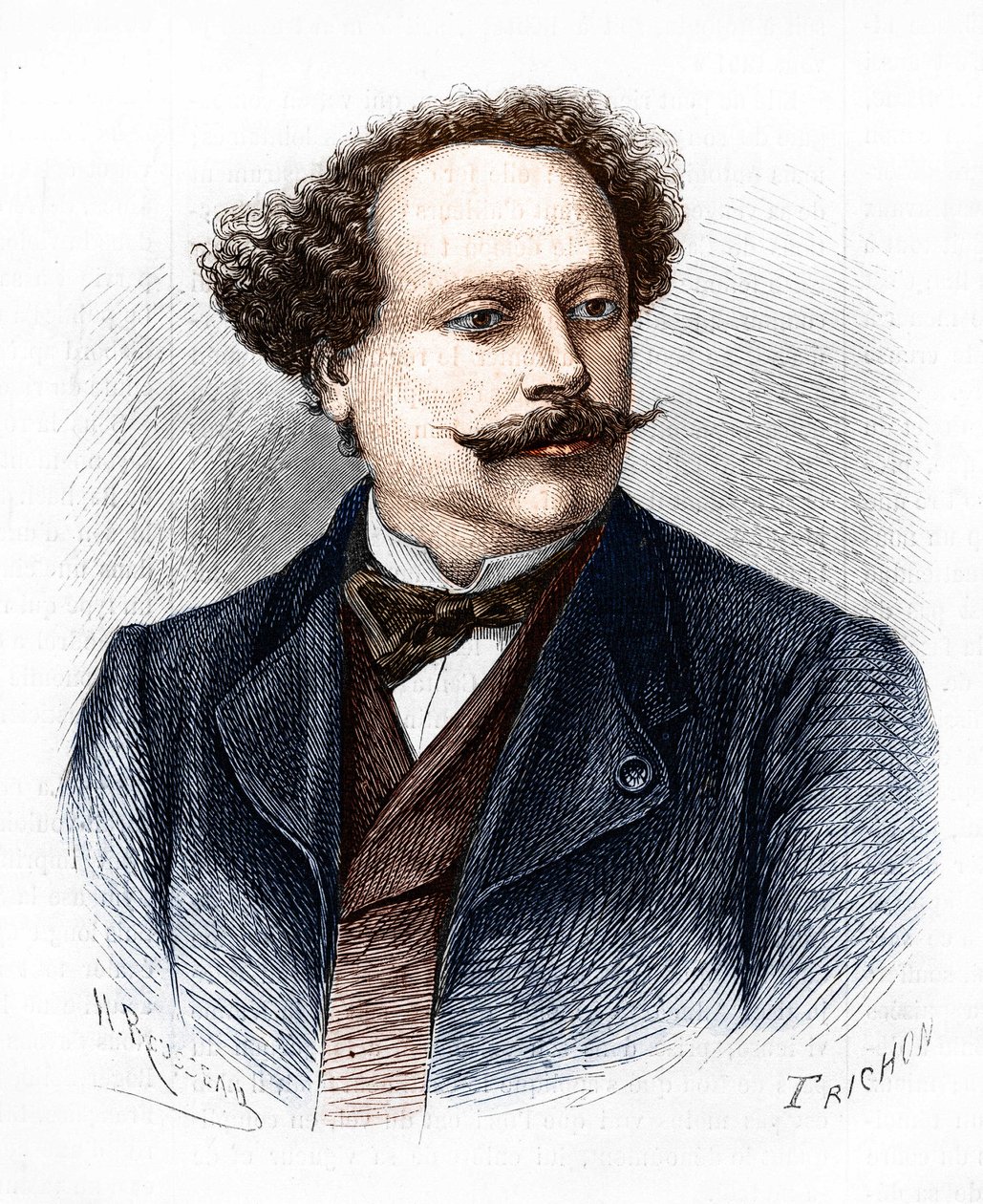 Portrét Alexandra Dumase Jr. (1824-1895), francouzského spisovatele. od Unknown artist