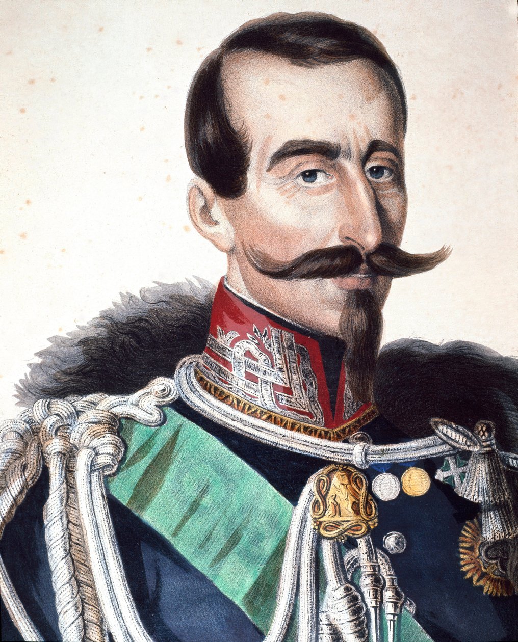 Portrét Alfonsa Ferrera, markýze de La Marmora (1804-1878), italský generál a politik od Unknown artist