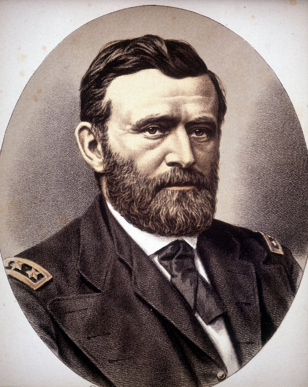 Portrét amerického generála a státníka Ulyssese Simpsona Granta (1822 - 1885). od Unknown artist